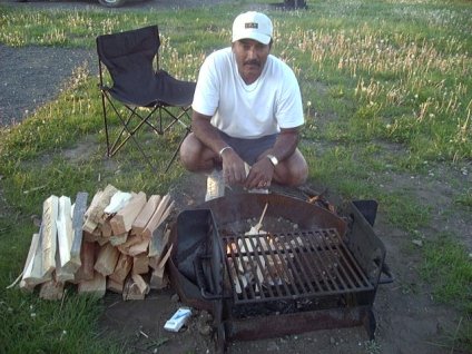 Time to start the campfire