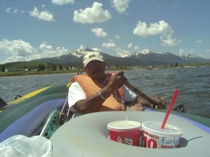 Come on Jac....paddle!