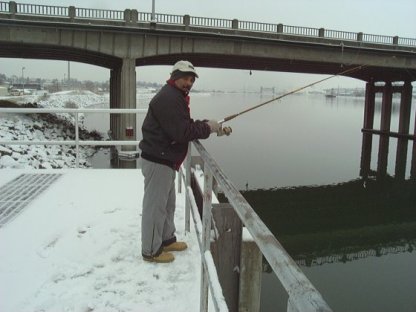About froze my #$%#$% off...shouldn't fish in February, lol!