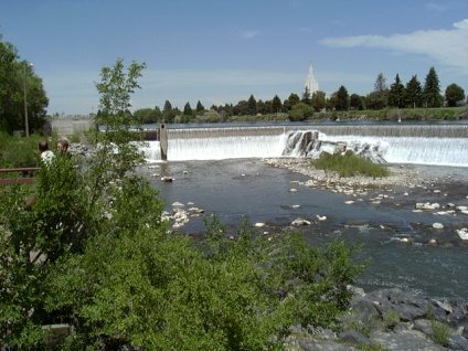 Idaho Falls on the Snake River