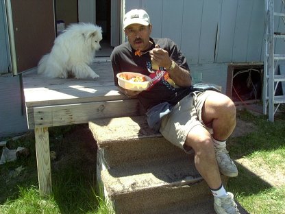 Gidget waiting, and waiting and waiting.....!