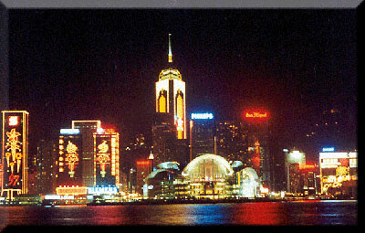 Hong Kong Island Night