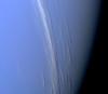 Neptune's high altitude clouds.