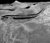 Perspective flyby over the surface of Venus.