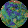 Venus color coded.
