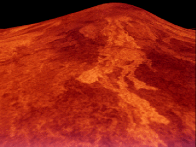 Sif Mons volcano of Venus.