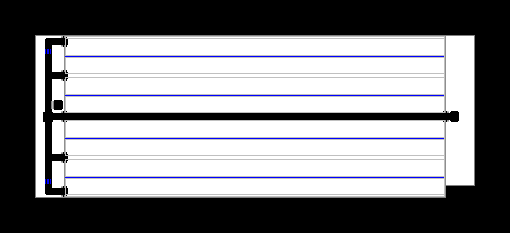 formula car black with red stripes