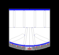 formula car black with red stripes