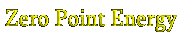 Zero Point Energy