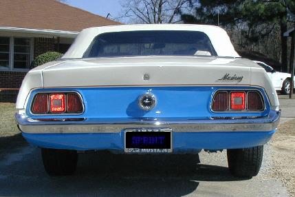 1972 Mustang Sprint convertible