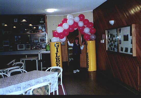 Balloon entryway
