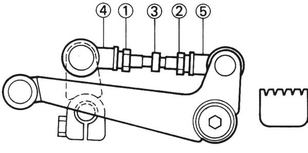 sketch of gear adjusters