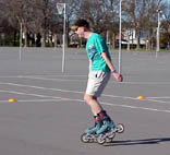 Dave & his Rollerblade 'Coyote' Off-Road Skates