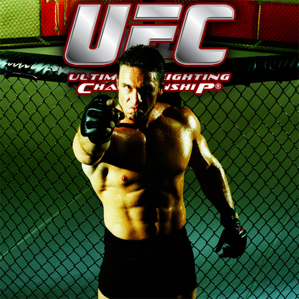 A recent promotional photo for the UFC 40: Vendetta card where Ken Shamrock will face Tito Ortiz for the Light-Heavyweight title