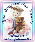 The Followell's Piece of the Web You Touched Our Hearts Award