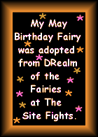 May B-day fairy Cert