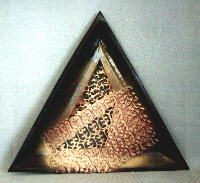 Ceramic wall plate, filigree technic, 45x45x45 cm., 2001, price: $ 200