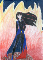 Drawn at the request of Adam A. He said I never drew anyone evil.