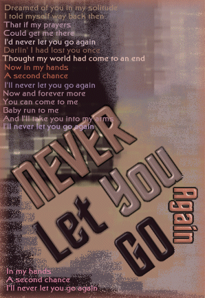 I'll Never Let You Go Lyrics