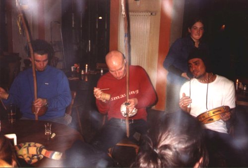  the musicians in smoke! 