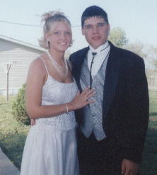 Me and my boyfriend Robbie before our junior prom of 2003.