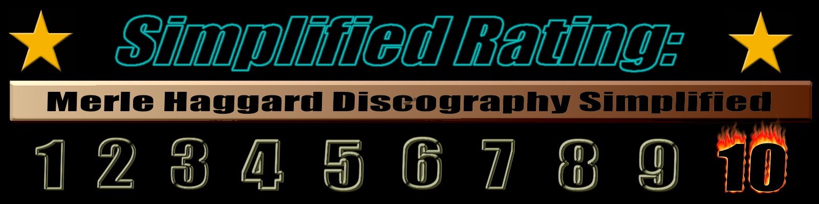 Merle Haggard Discography Simplified Rating Criteria