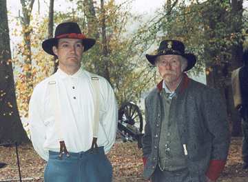 Even Civil War soldiers need a break now and then.