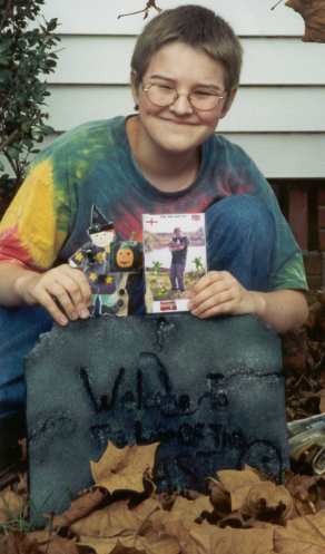 Admiring Matthew's Tombstone