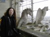 Victoria with Gargoyles at Notre Dame Cathedral in Paris, France