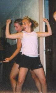 me n heather being gay