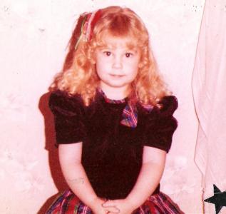 me posing  for my aunt