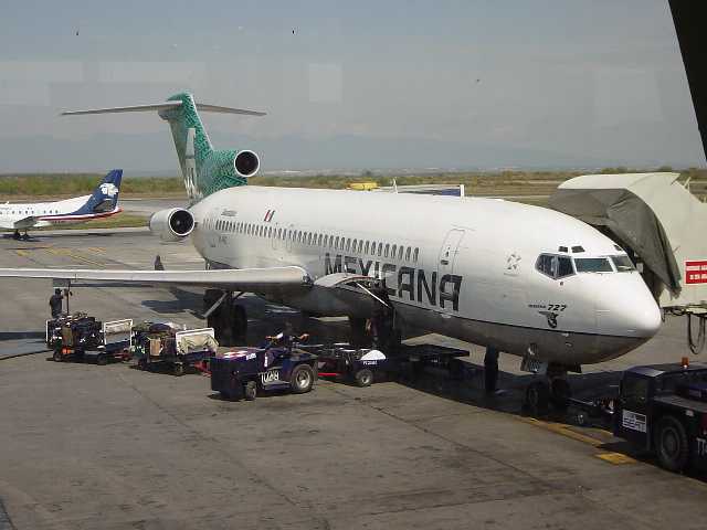 This is the plane we took from Monterrey to Mexico City