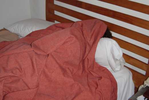 Whatever's under there, it aint human...