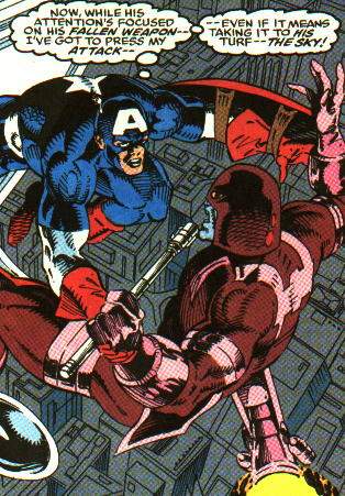 Captain America and Korath the Purser