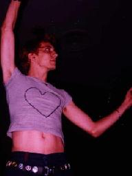 cute cute cute!  I love his slight like ab tone:)