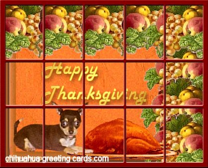 Thanksgiving Flash card 6