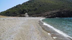 Tsoukalia beach on the island of Alonissos in Greece