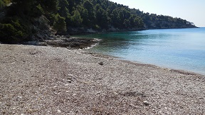 Milia beach on the island of Alonissos in Greece