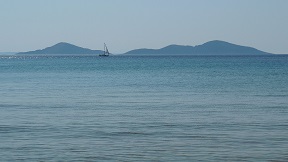 Chrisi Milia beach on the island of Alonissos in Greece