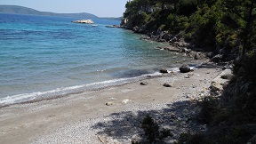Agios Petros beach on the island of Alonissos in Greece