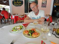 Corfu, La Luna Restaurant in Kassiopi