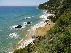 Corfu, Mirtiotissa naturist beach