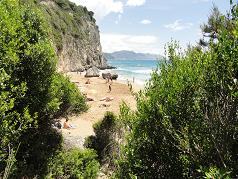 Corfu, Mirtiotissa naturist beach