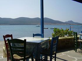 Despotiko Restaurant, Agios Georgios in Antiparos