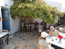 Folegandros, Chora, Pounta Garden Restaurant