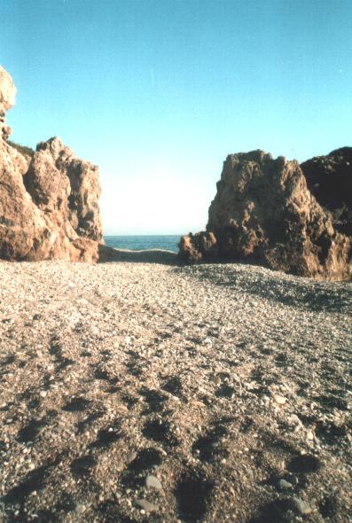Het strand van Sougia op Kreta