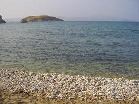 Almirida beach.