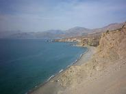 Nog een blik op het volgende strand van Agios Pavlos.