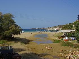 Kalathas strand, Akrotiri, Kreta.