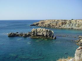 Kalo Nero Beach, zuidwest Kreta